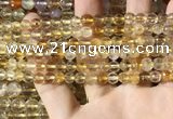 CMQ560 15.5 inches 6mm faceted round citrine gemstone beads