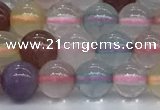 CMQ570 15.5 inches 6mm round mixed quartz beads wholesale