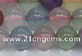 CMQ571 15.5 inches 8mm round mixed quartz beads wholesale