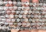 CMQ702 15 inches 8mm round mica quartz beads wholesale