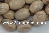 CMS08 15.5 inches 13*19mm rice moonstone gemstone beads wholesale