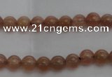 CMS1000 15.5 inches 4mm round AA grade moonstone gemstone beads