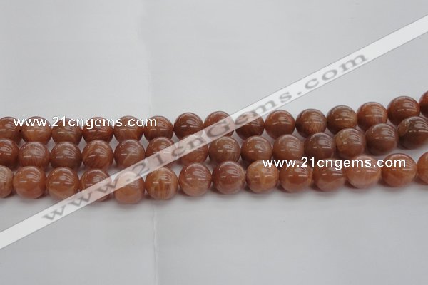 CMS1005 15.5 inches 14mm round AA grade moonstone gemstone beads