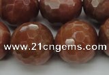 CMS1019 15.5 inches 20mm faceted round AA grade moonstone beads