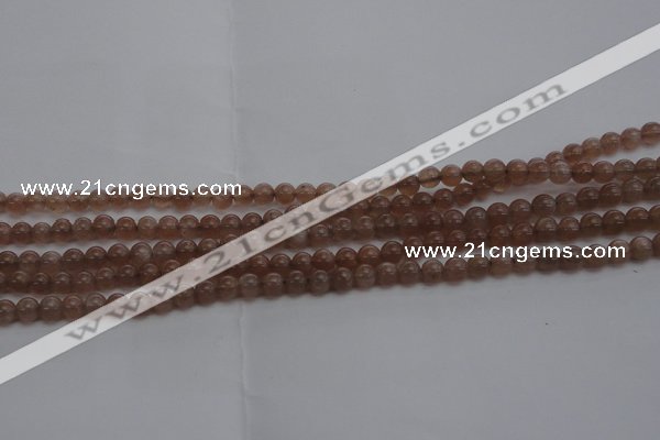 CMS1020 15.5 inches 4mm round AA grade moonstone gemstone beads