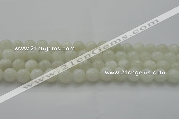 CMS1033 15.5 inches 10mm round A grade white moonstone beads