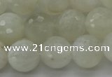 CMS1044 15.5 inches 12mm faceted round A grade white moonstone beads