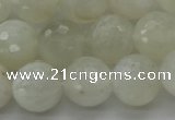 CMS1044 15.5 inches 12mm faceted round A grade white moonstone beads