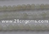 CMS1050 15.5 inches 4mm round grey moonstone beads wholesale