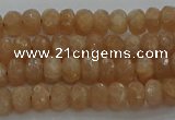 CMS1090 15.5 inches 4*6mm faceted rondelle moonstone beads