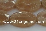 CMS1109 15.5 inches 18*25mm faceted oval moonstone gemstone beads
