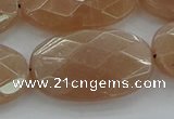 CMS1110 15.5 inches 20*30mm faceted oval moonstone gemstone beads