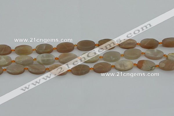 CMS1144 15.5 inches 12*20mm oval moonstone gemstone beads