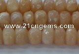 CMS1171 15.5 inches 5*8mm faceted rondelle moonstone beads