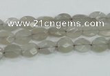 CMS131 15.5 inches 7*8mm faceted oval moonstone gemstone beads