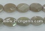 CMS132 15.5 inches 12*16mm faceted oval moonstone gemstone beads