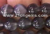 CMS1428 15.5 inches 6mm round black moonstone gemstone beads