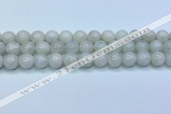 CMS1492 15.5 inches 10mm round white moonstone beads wholesale