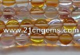 CMS1531 15.5 inches 6mm round synthetic moonstone beads wholesale