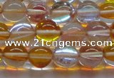 CMS1534 15.5 inches 12mm round synthetic moonstone beads wholesale