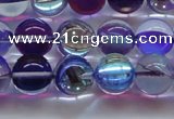 CMS1574 15.5 inches 12mm round synthetic moonstone beads wholesale