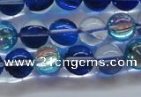 CMS1583 15.5 inches 10mm round synthetic moonstone beads wholesale