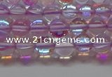 CMS1591 15.5 inches 6mm round synthetic moonstone beads wholesale