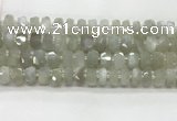 CMS1656 15.5 inches 6*10mm - 8*11mm faceted tyre moonstone beads