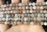 CMS1692 15.5 inches 6mm faceted round rainbow moonstone beads