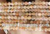 CMS1711 15.5 inches 5mm round rainbow moonstone beads wholesale