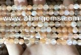 CMS1715 15.5 inches 6mm faceted round rainbow moonstone beads