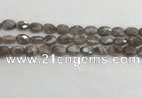 CMS1798 15.5 inches 8*12mm faceted oval AB-color moonstone beads