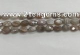 CMS1799 15.5 inches 10*14mm faceted oval AB-color moonstone beads