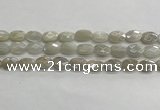 CMS1806 15.5 inches 8*12mm faceted oval AB-color moonstone beads