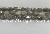 CMS1812 15.5 inches 10*14mm faceted oval AB-color moonstone beads