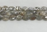 CMS1814 15.5 inches 13*18mm faceted oval AB-color moonstone beads