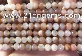 CMS1891 15.5 inches 6.5mm faceted round rainbow moonstone beads