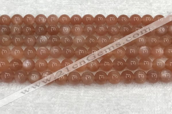 CMS1898 15.5 inches 10mm round moonstone gemstone beads