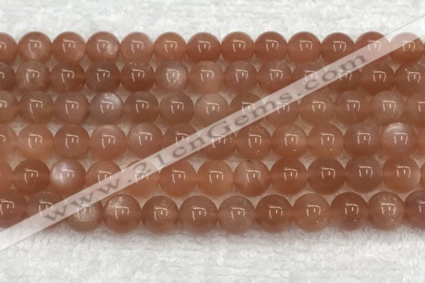 CMS1899 15.5 inches 12mm round moonstone gemstone beads