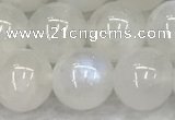 CMS1904 15.5 inches 12mm round white moonstone gemstone beads