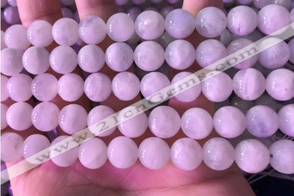 CMS1918 15.5 inches 12mm round white moonstone beads wholesale