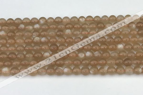 CMS1956 15.5 inches 5mm round natural moonstone gemstone beads