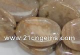 CMS20 15.5 inches 22*30mm oval moonstone gemstone beads wholesale