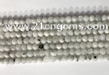 CMS2000 15.5 inches 6mm round white moonstone gemstone beads