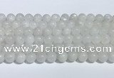 CMS2006 15.5 inches 8mm round white moonstone gemstone beads