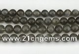 CMS2023 15.5 inches 12mm round black moonstone beads wholesale