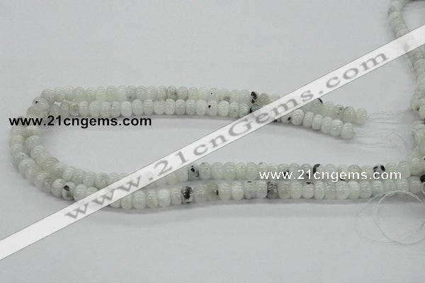 CMS208 15.5 inches 5*8mm rondelle moonstone gemstone beads wholesale