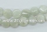 CMS209 15.5 inches 10mm flat round moonstone gemstone beads wholesale