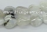 CMS213 15.5 inches 14*14mm heart moonstone gemstone beads wholesale