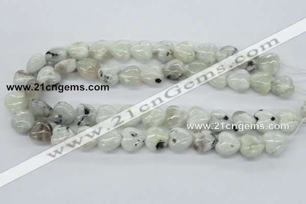 CMS214 15.5 inches 16*16mm heart moonstone gemstone beads wholesale